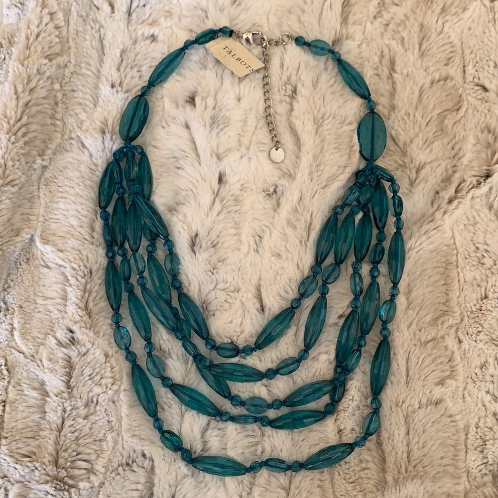 NWT Talbots Beaded Necklace
